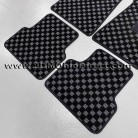 JDM DC2 Integra Checkered Floor Mat Set 
